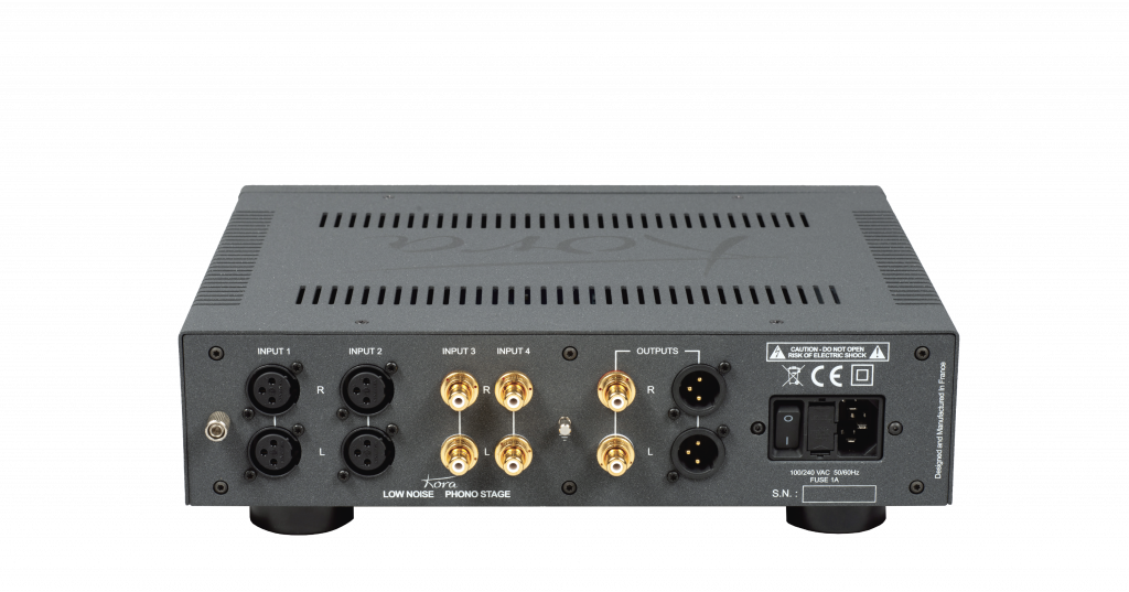 KORA Phono Stage - Rear view